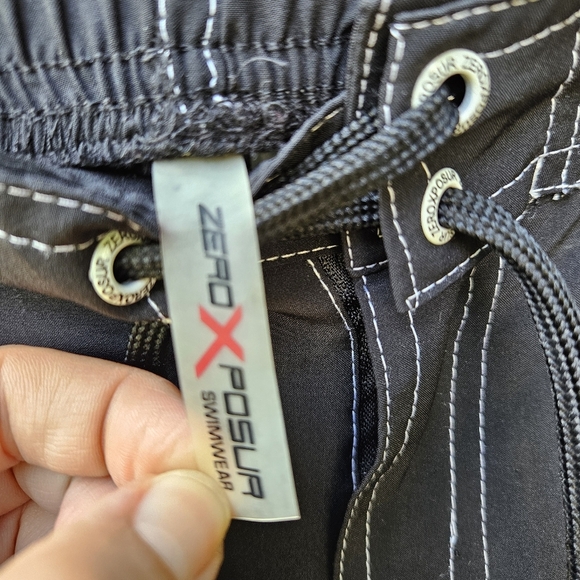 ZeroXposur black swim shorts with built in bikini bottom size 14 - Picture 6 of 7